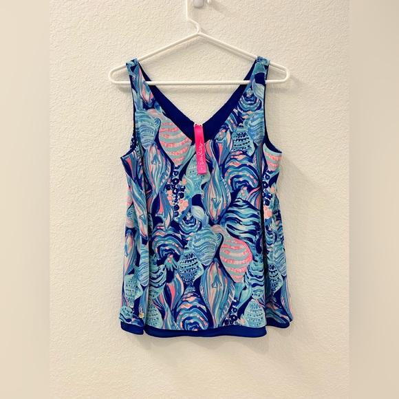 🛑SOLD🛑 Lilly Pulitzer Florin Reversible Top (small) - Excellent - Picture 2 of 6